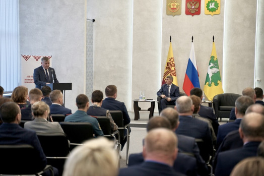 Глава Чувашской Республики Олег Николаев провел День Правительства в Ибресинском муниципальном округе