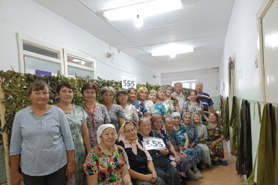 Новочурашевский центр плетения изготовил 555-ую маскировочную сеть