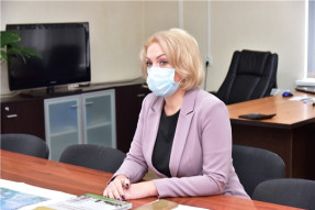 С рабочим визитом Ибресинский район посетила руководитель Госслужбы Чувашии по конкурентной политике и тарифам Надежда Колебанова 